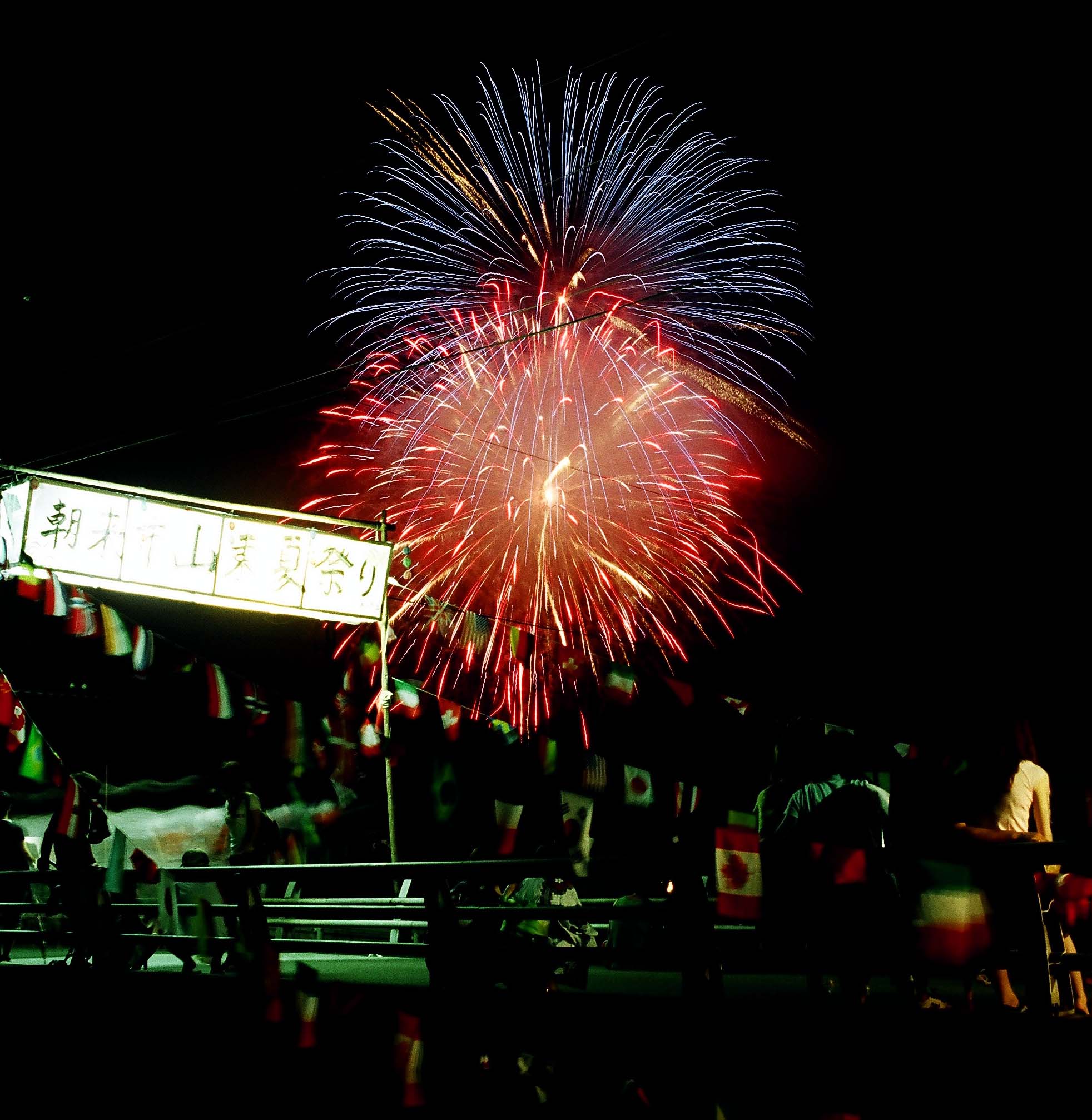 山東夏祭り花火 (2)